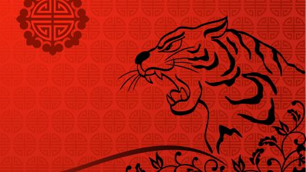 Chinese new year: tiger year 2014
