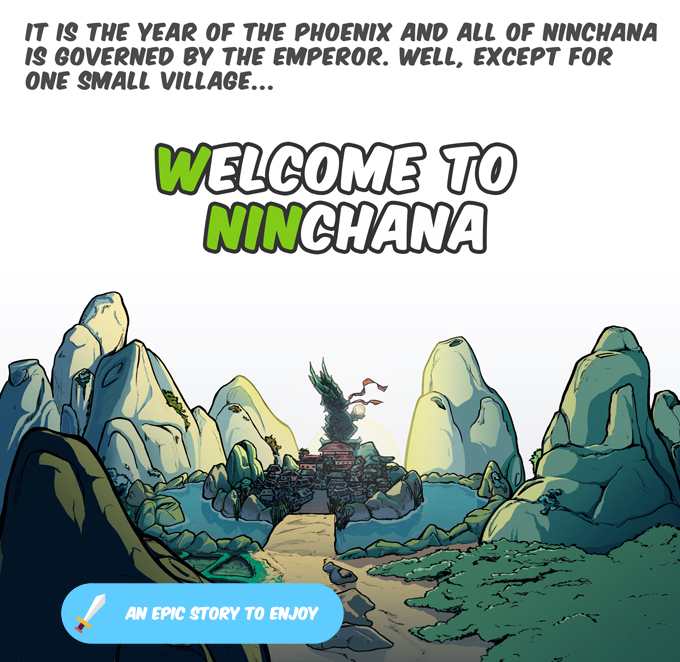 Learning in Ninchanese takes place in a story, which engages learners