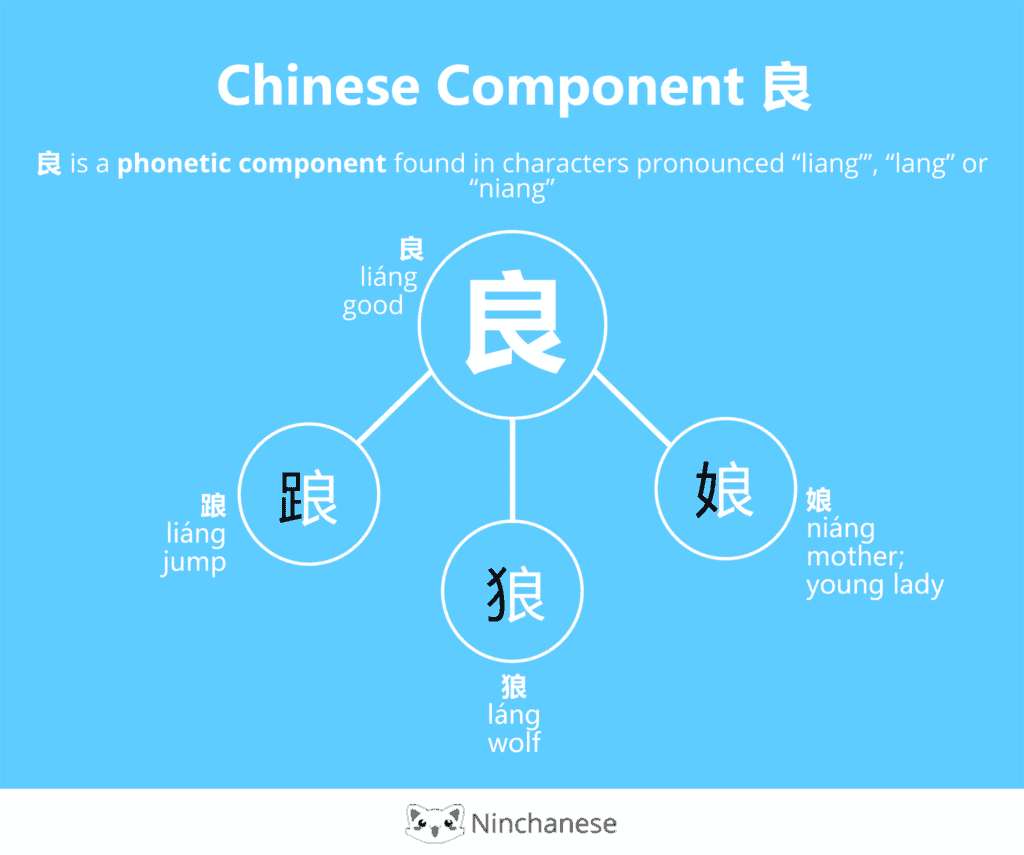 Everything you need to know about the Chinese character component ç« fire in an easily downloadable and sharable image