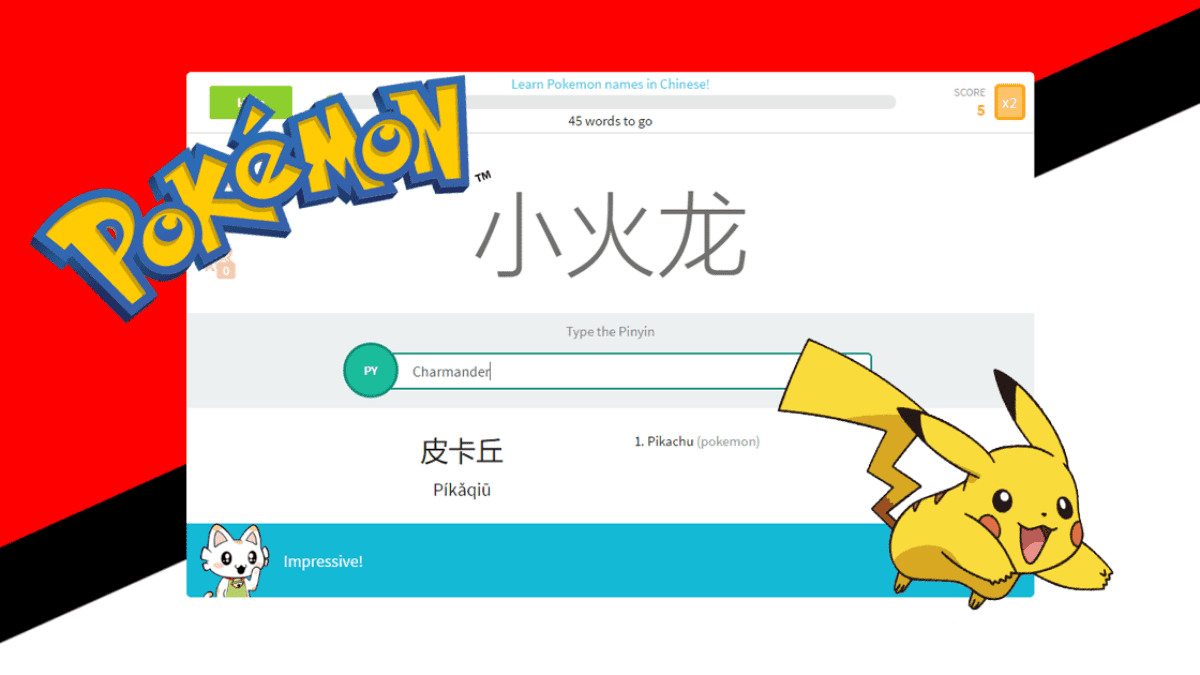 Learn Pokemon Names In Chinese Ninchanese