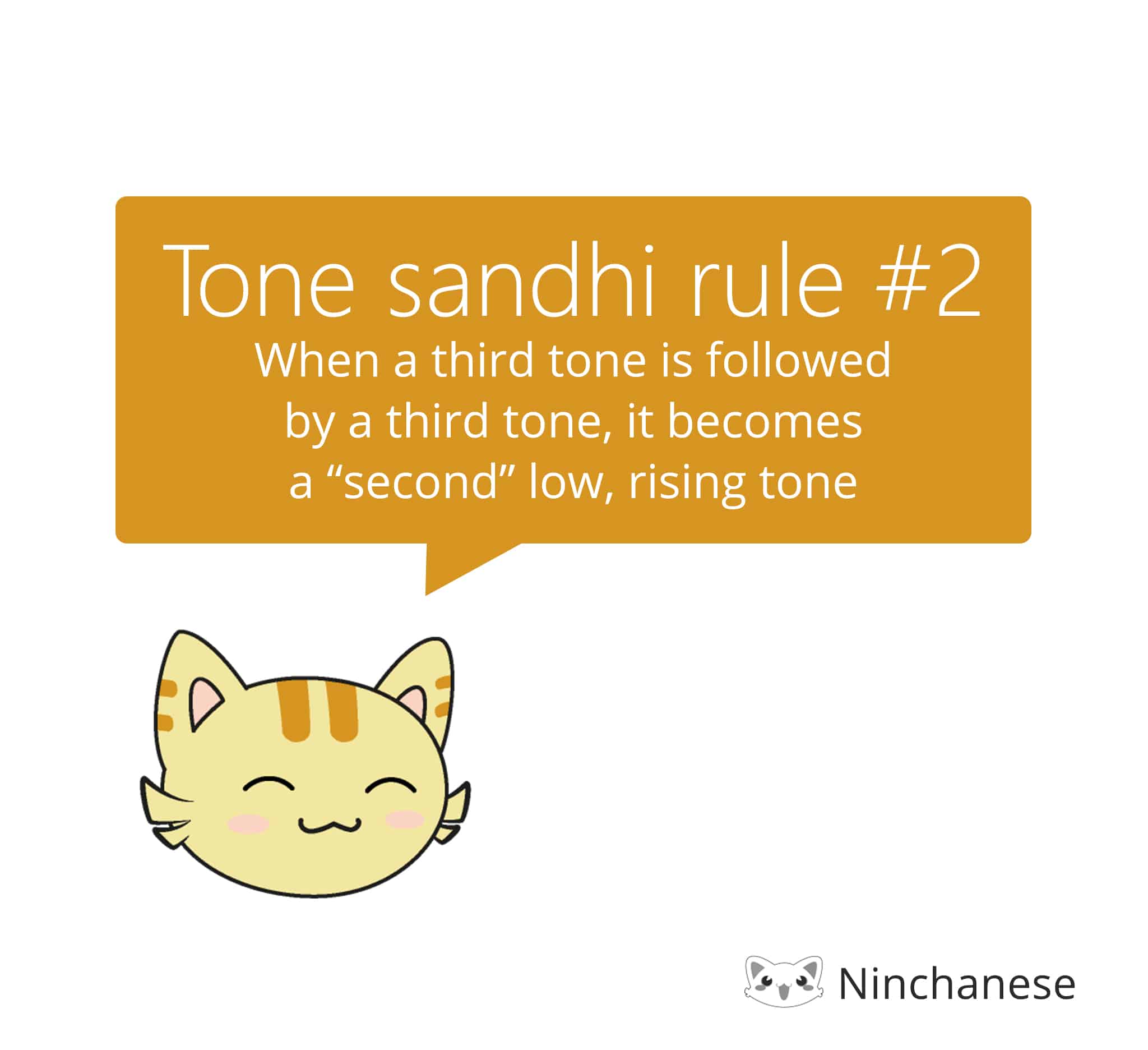 tone sandhi rule for two third tones in a row in mandarin