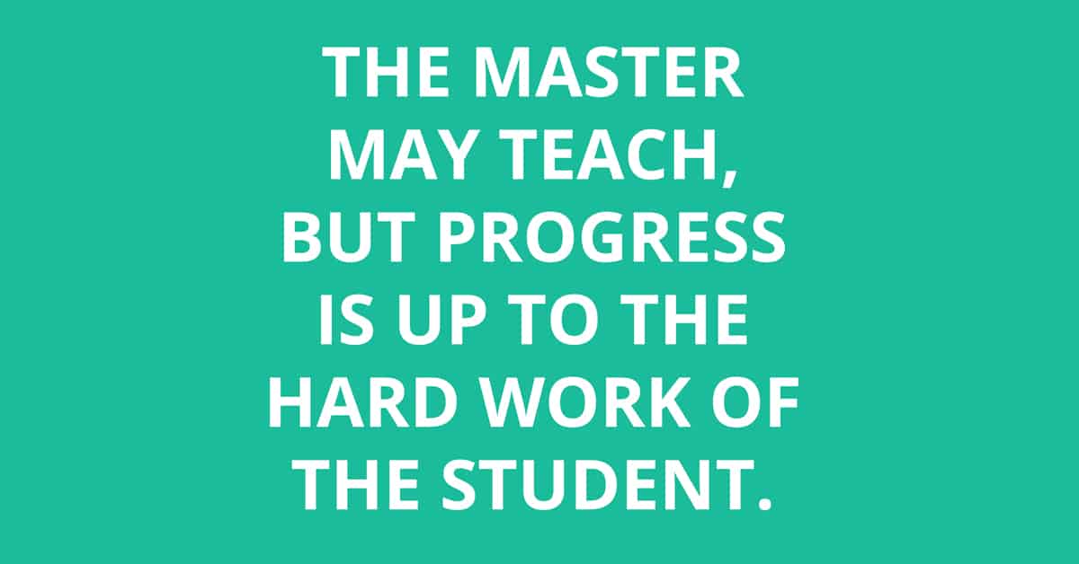 master teach students work
